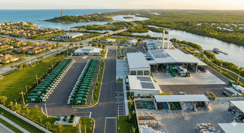 Intellawaste article graphic illustrating why waste data visibility is broken including disconnected systems, manual billing errors, overbilled invoices, and lack of real-time profitability tracking